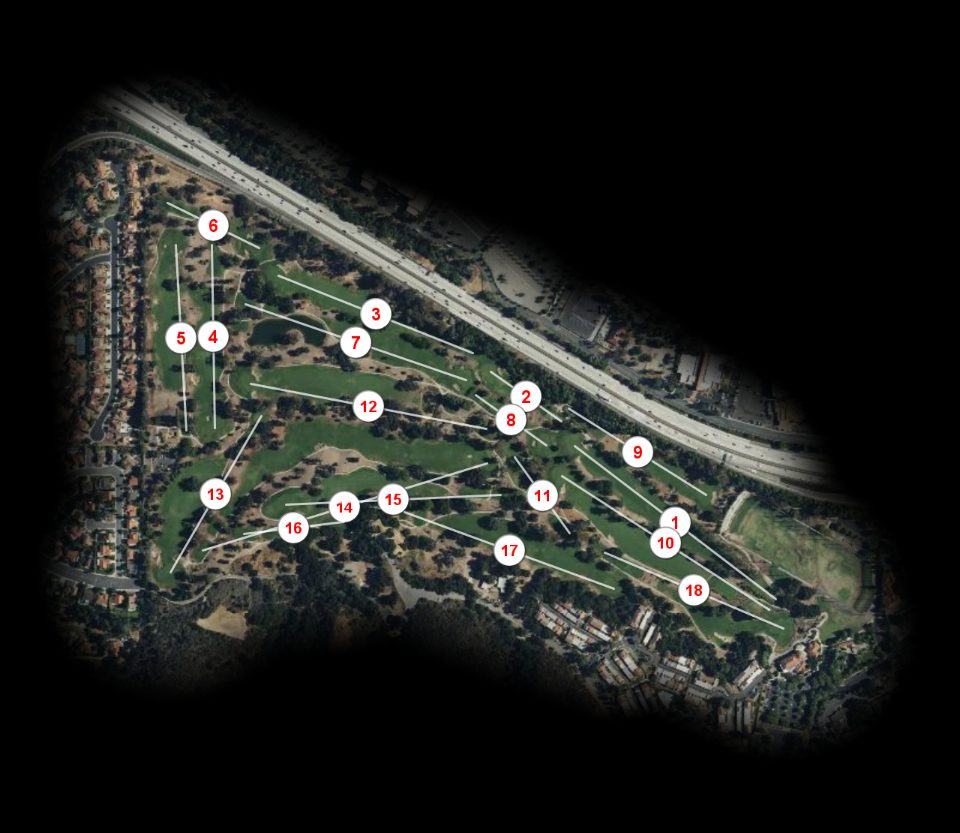 Los Robles Greens Golf Course course overview
