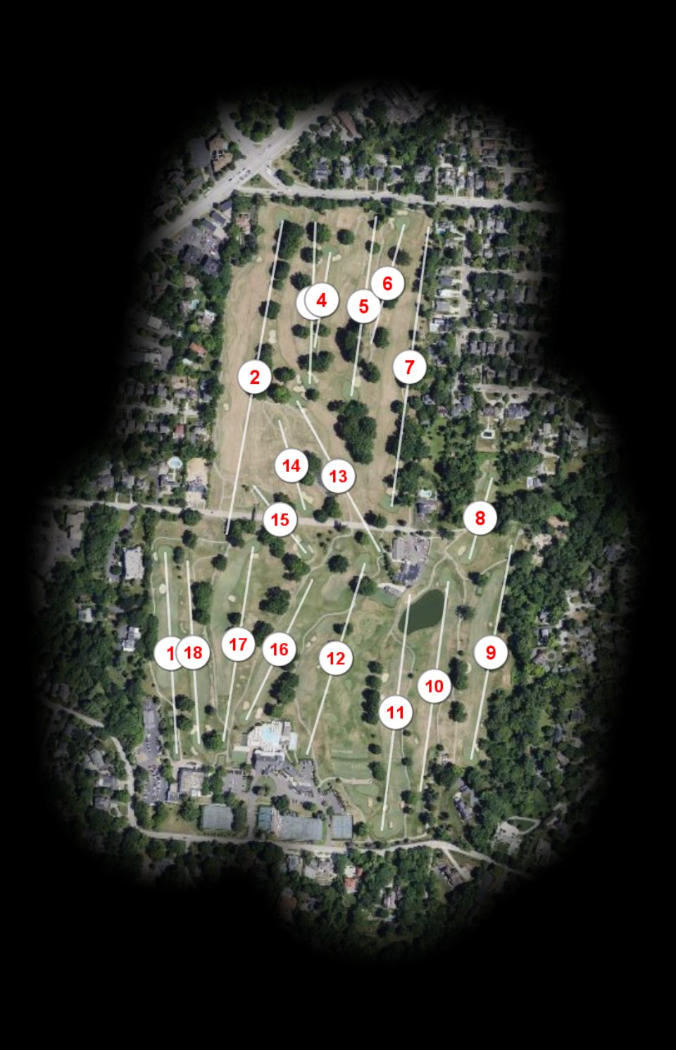 Cincinnati Country Club course overview