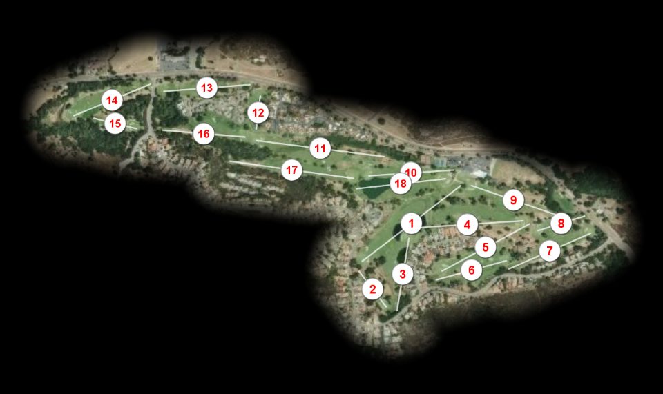 San Vicente Inn & Golf Club course overview