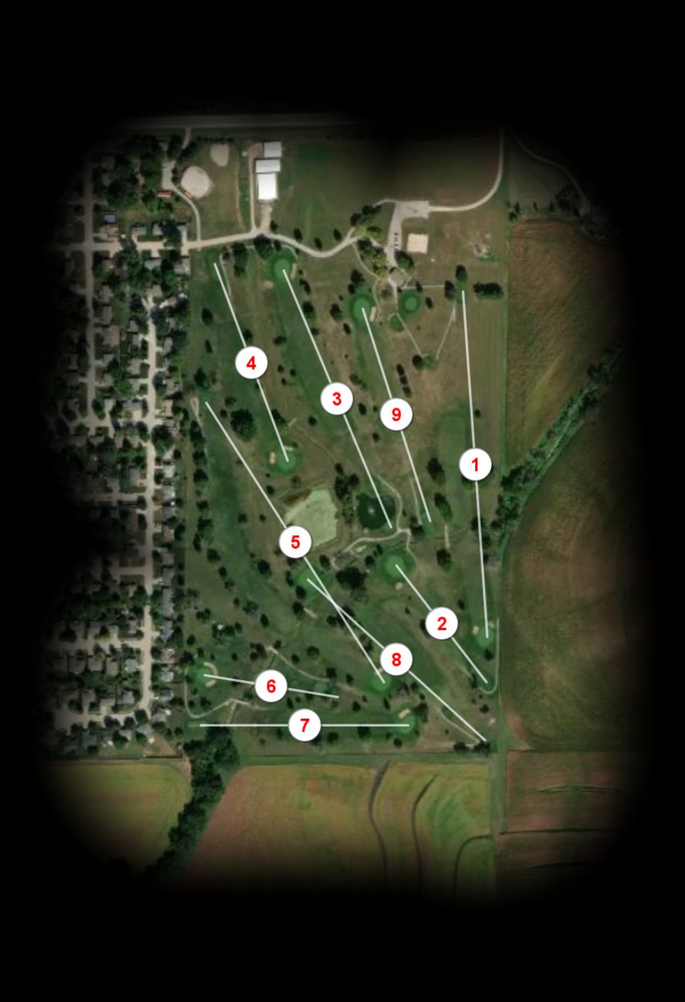 Treynor Recreation Area course overview