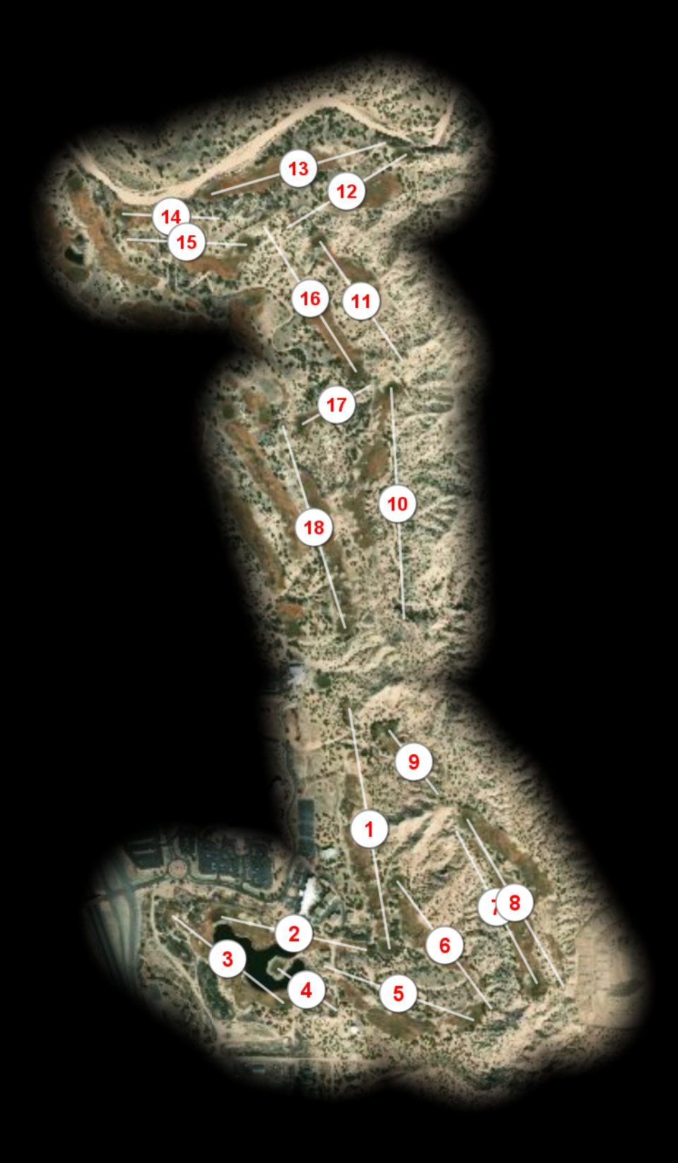 Towa Golf Resort Boulder/Pinon course overview