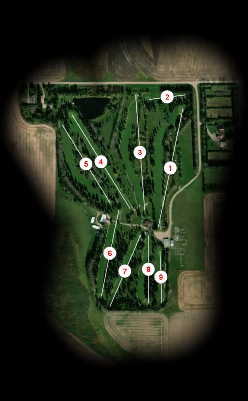 Langdon Country Club course overview