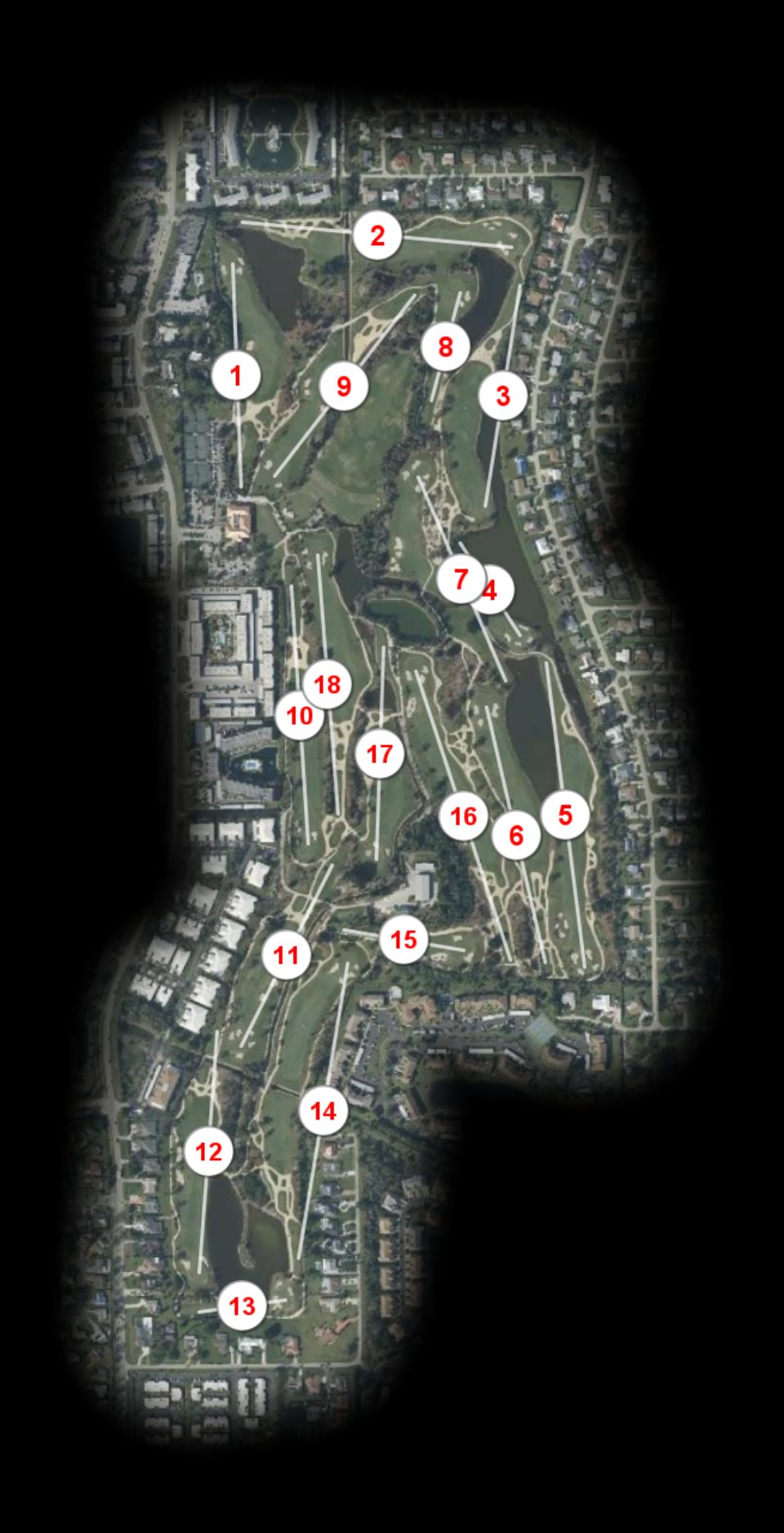 Cypress Lake Country Club course overview