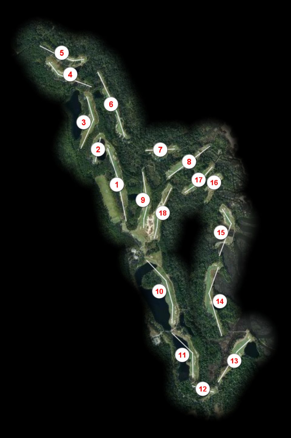Hammock Dunes Club Creek course overview