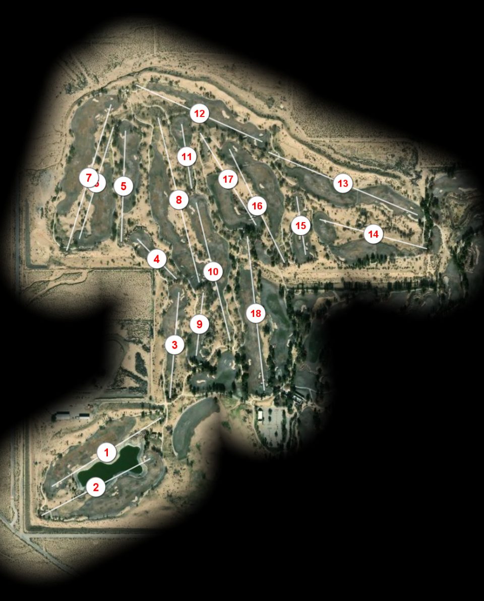 Primm Valley Golf Club Desert course overview