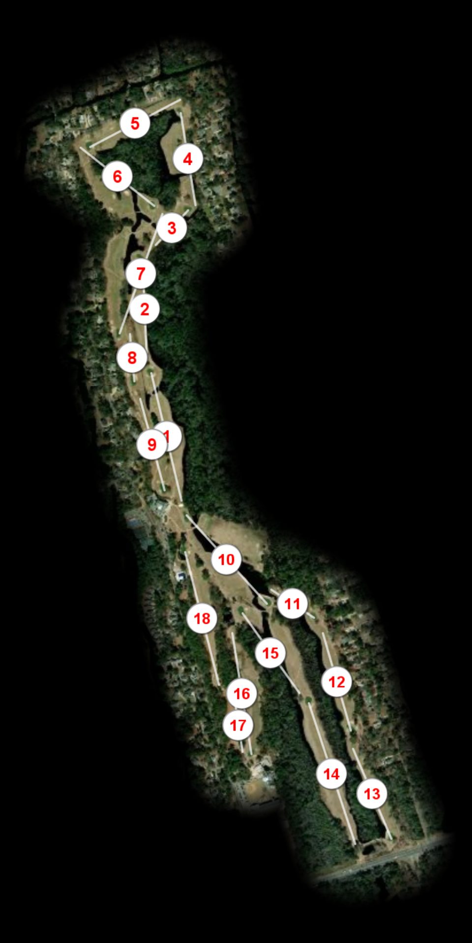 Duck Woods Country Club course overview