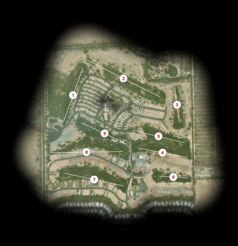 The Springs at Borrego RV Resort course overview