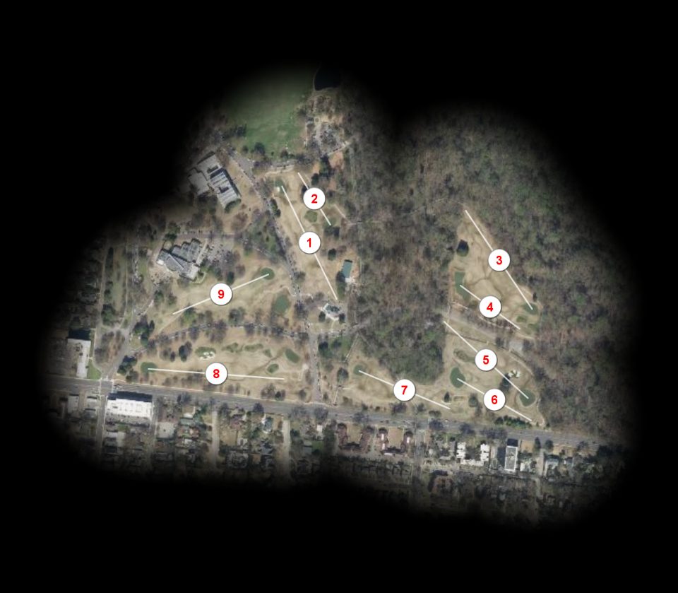 Overton Park Golf Course course overview