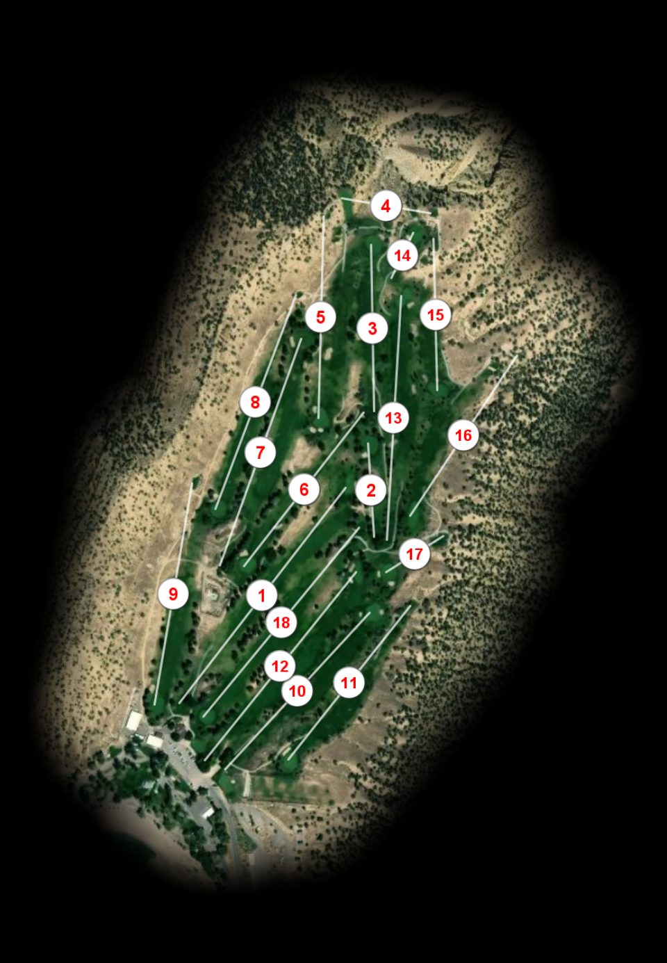 Palisade State Park Golf Course course overview