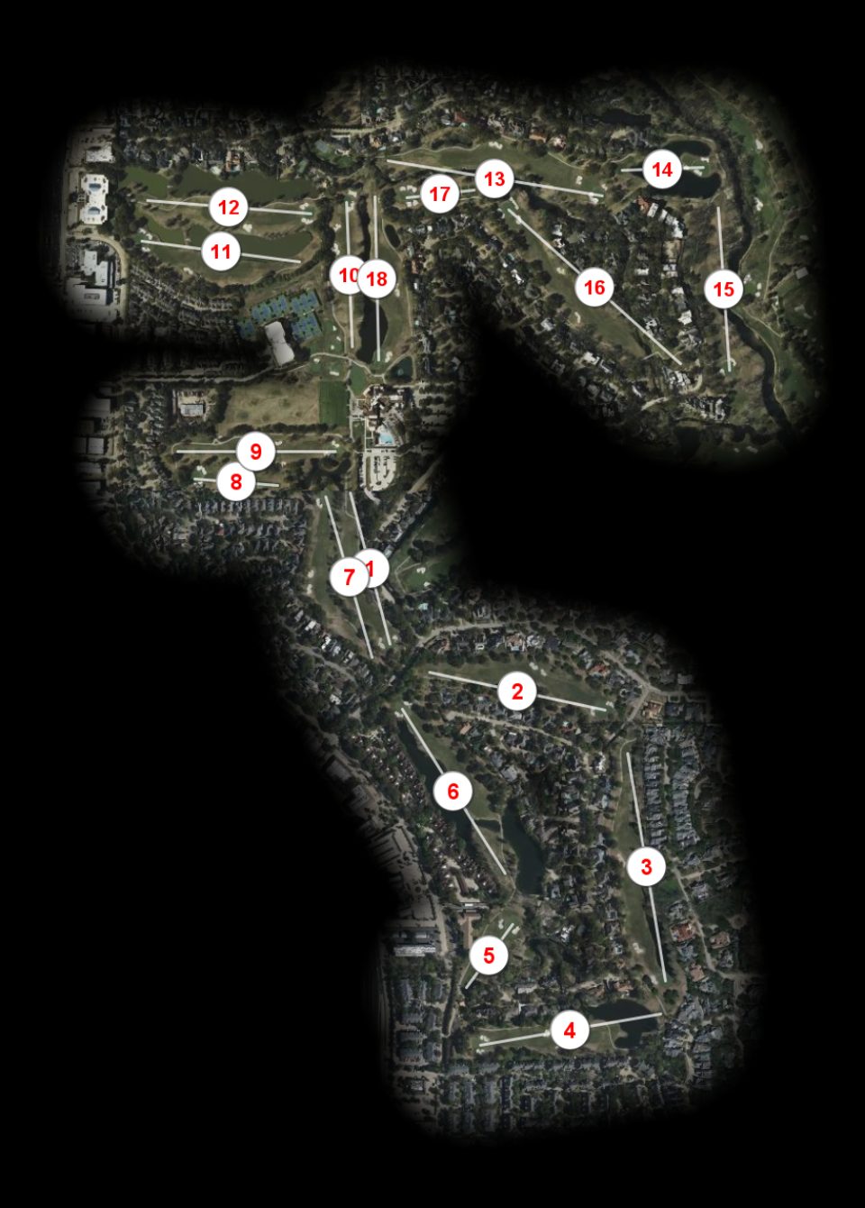 Bent Tree Country Club course overview