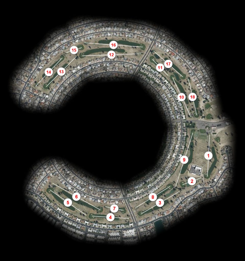 Sun City Lakes Lakes West course overview
