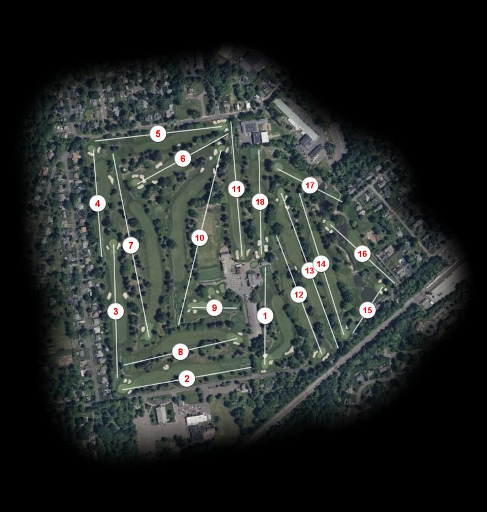 Yardley Country Club course overview