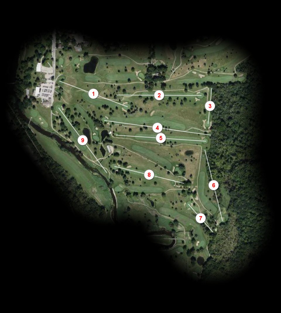 Red nine at Hon-E-Kor Golf & Country Club