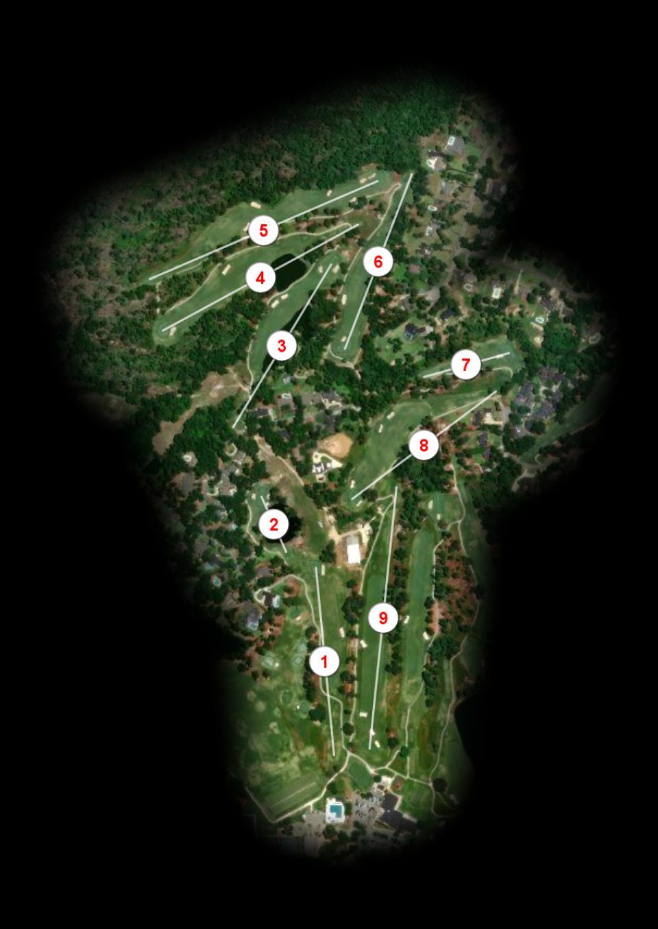 Bottom nine at Valdosta Country Club