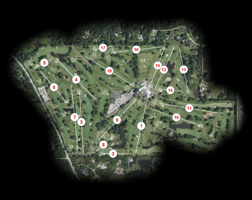 Twin Orchard Country Club White course overview
