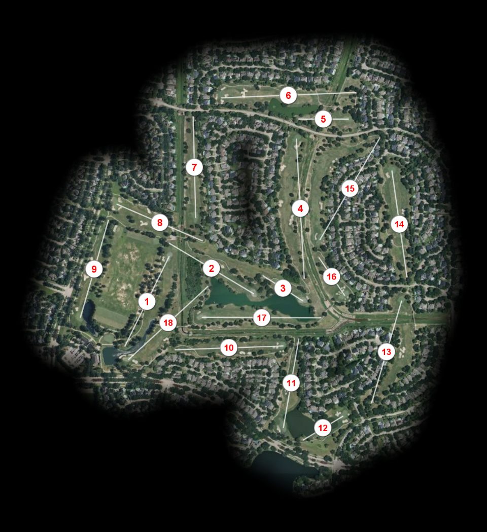 Golf Club at Cinco Ranch course overview