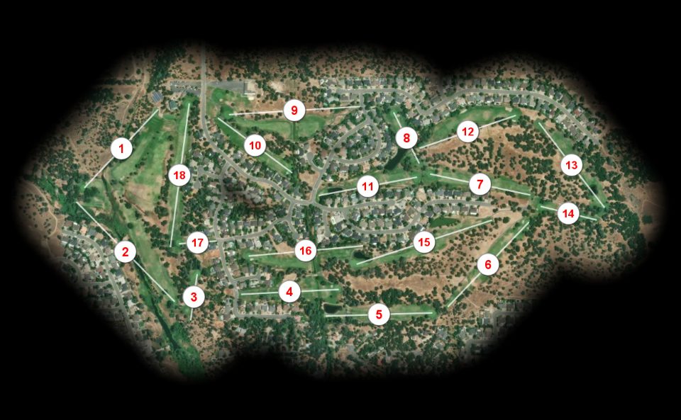 Gold Hills Country Club course overview