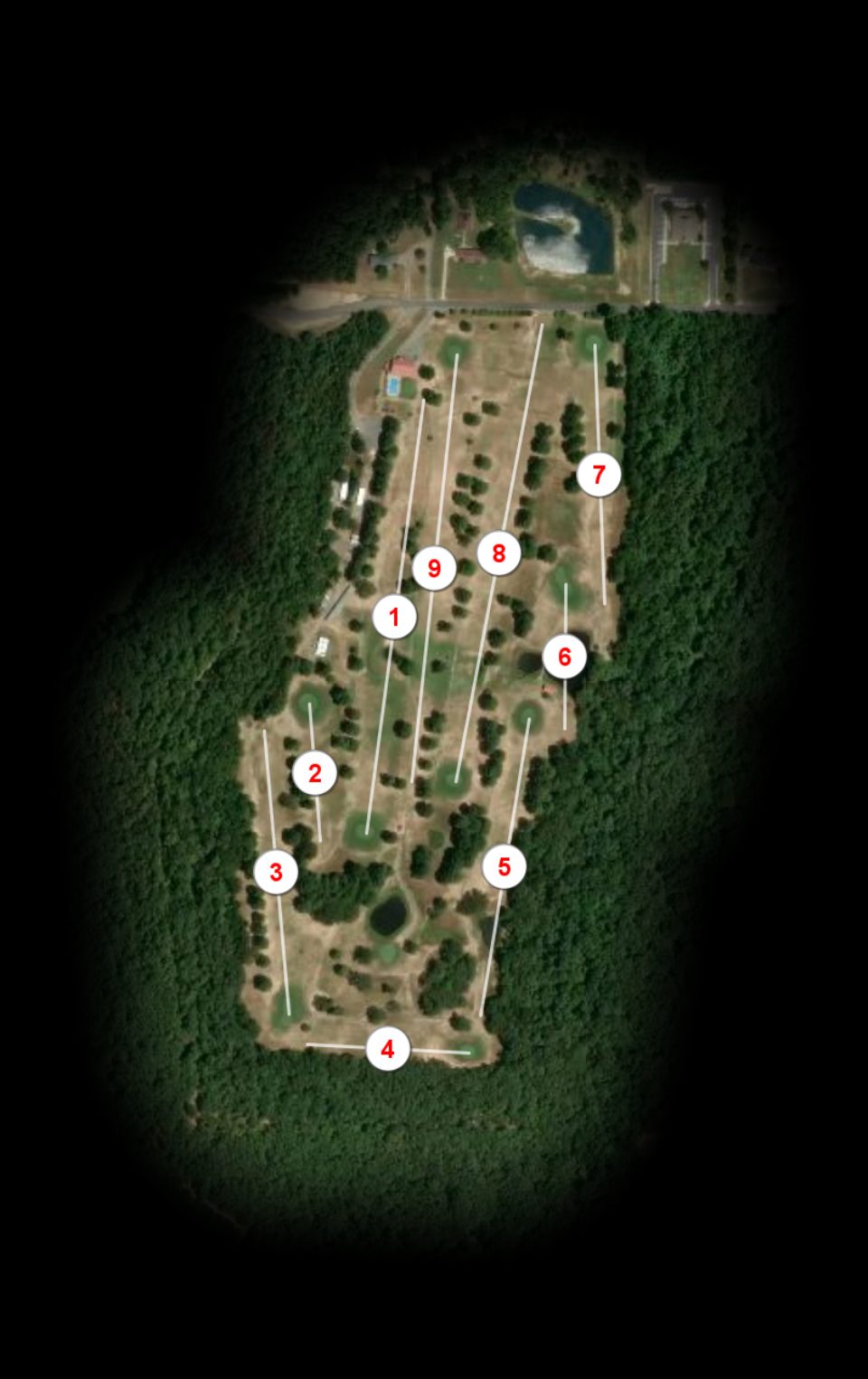 Clarksville Country Club course overview