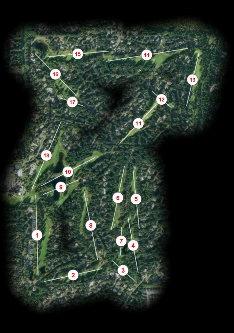 Canterwood Golf Club course overview