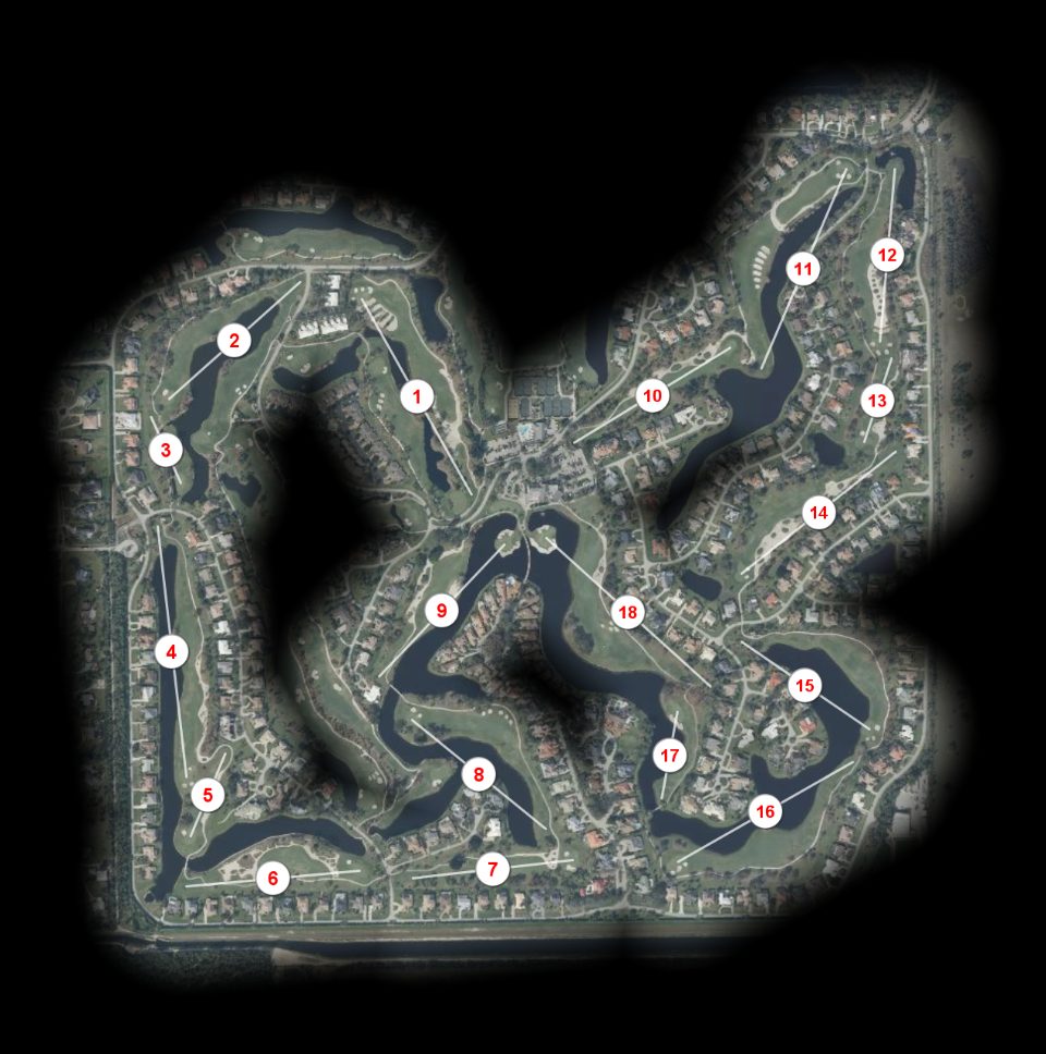 Fiddlesticks Country Club Long Mean course overview
