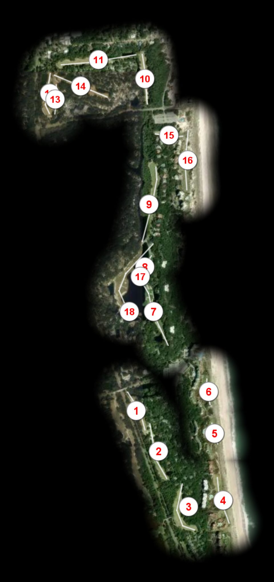 Amelia Island Ocean Links course overview