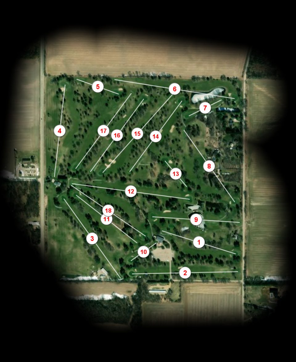 Evansville Golf Club course overview