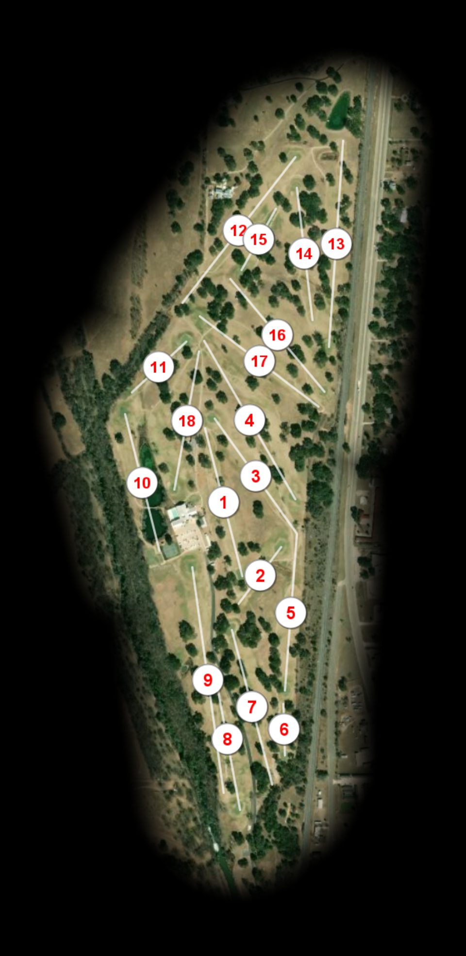 Pleasanton Country Club course overview