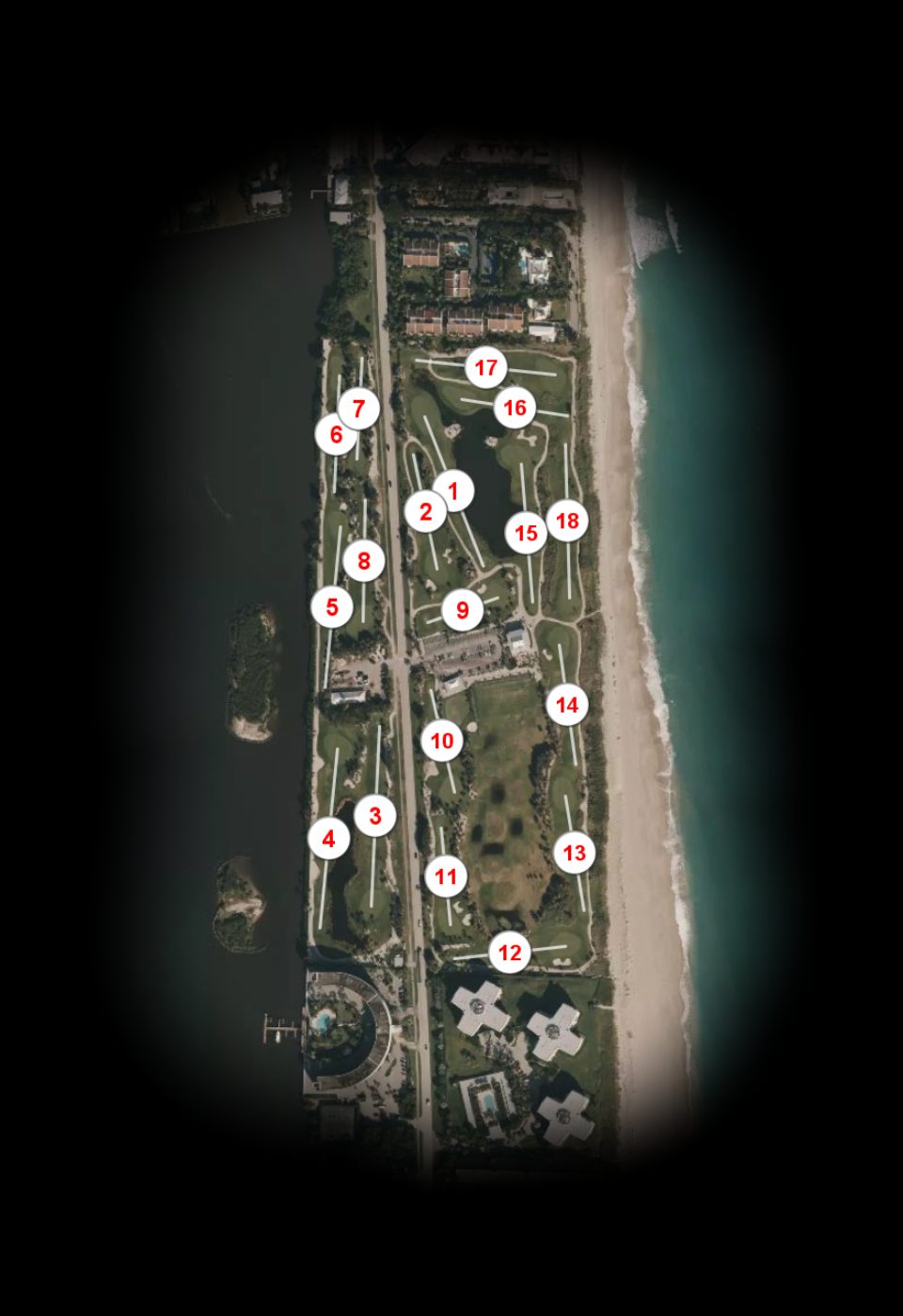 Palm Beach Par-3 Golf Course Par 3 course overview