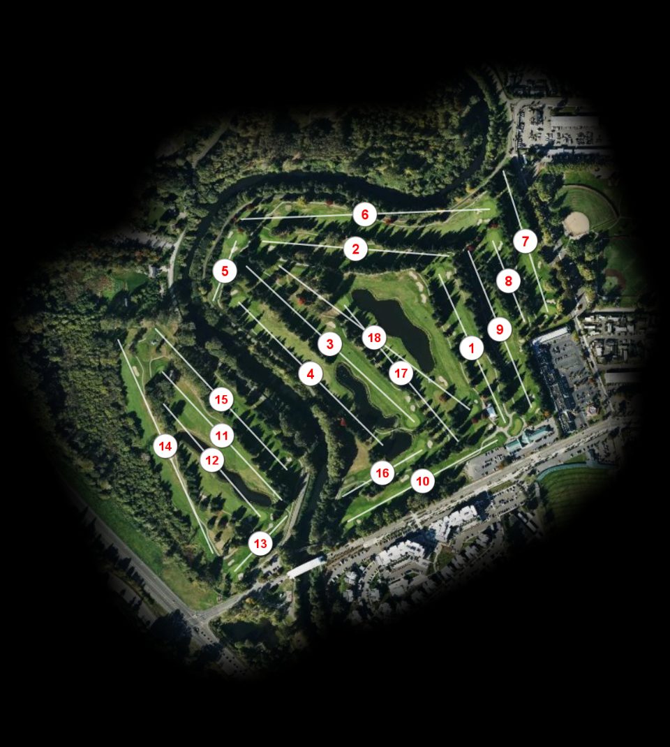 Riverbend Golf Complex 18-holes course overview
