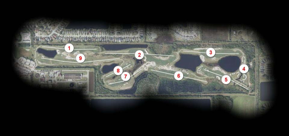 Red nine at Royal St. Cloud Golf Links