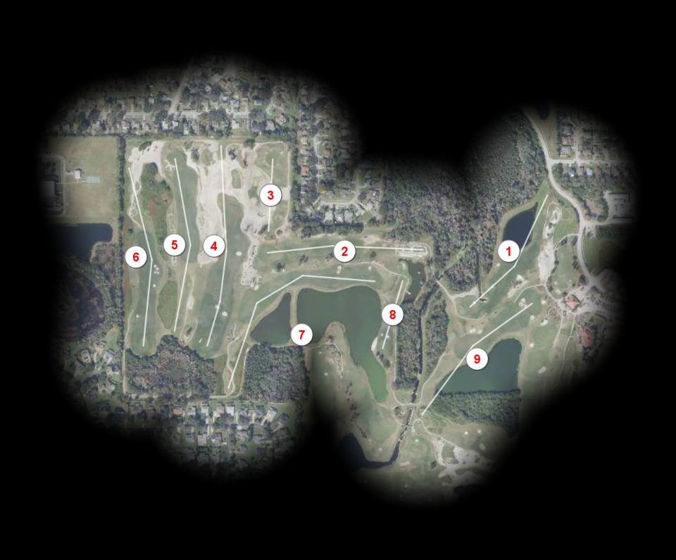 Blue nine at Royal St. Cloud Golf Links