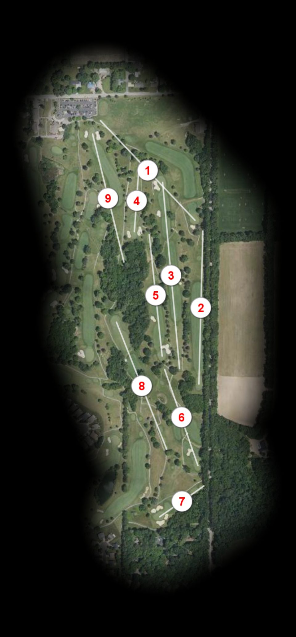 East nine at Fox Prairie Golf Club