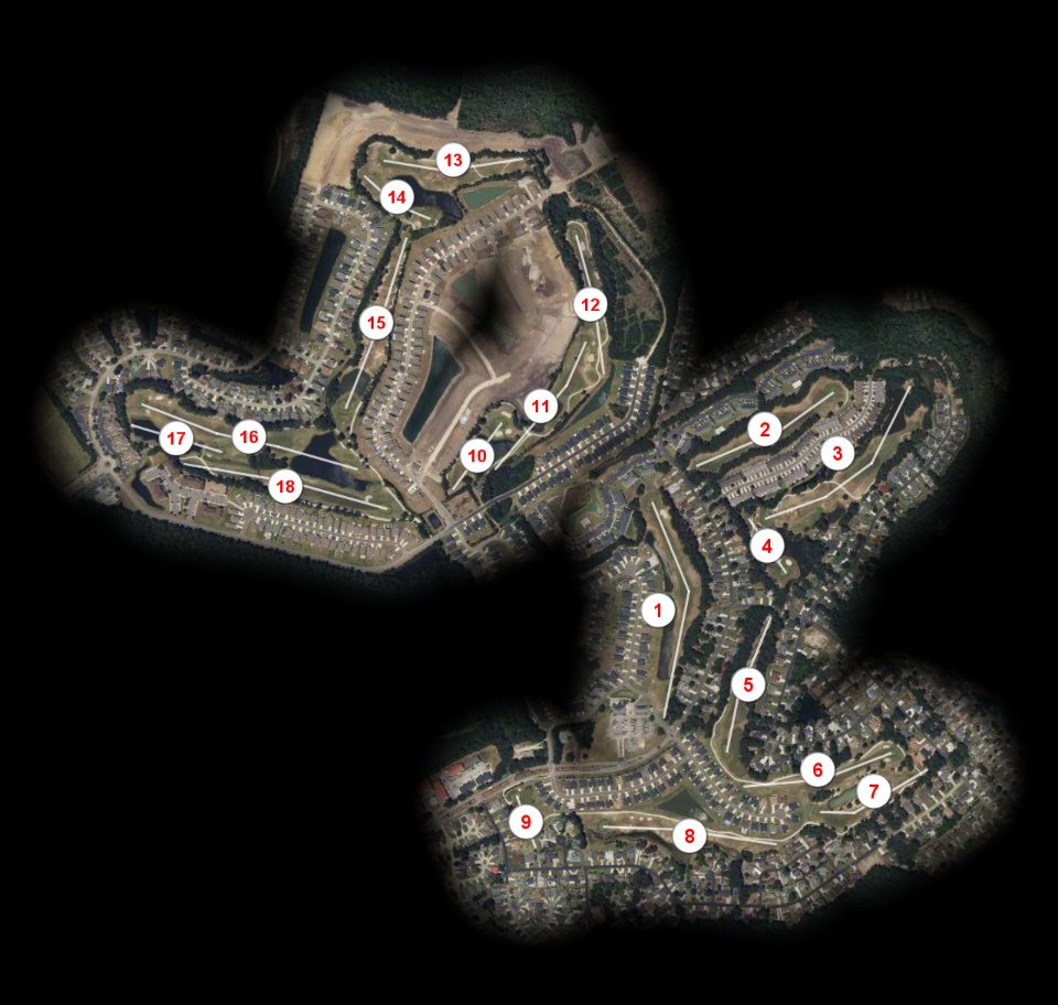 Colonial Charters Golf Club course overview