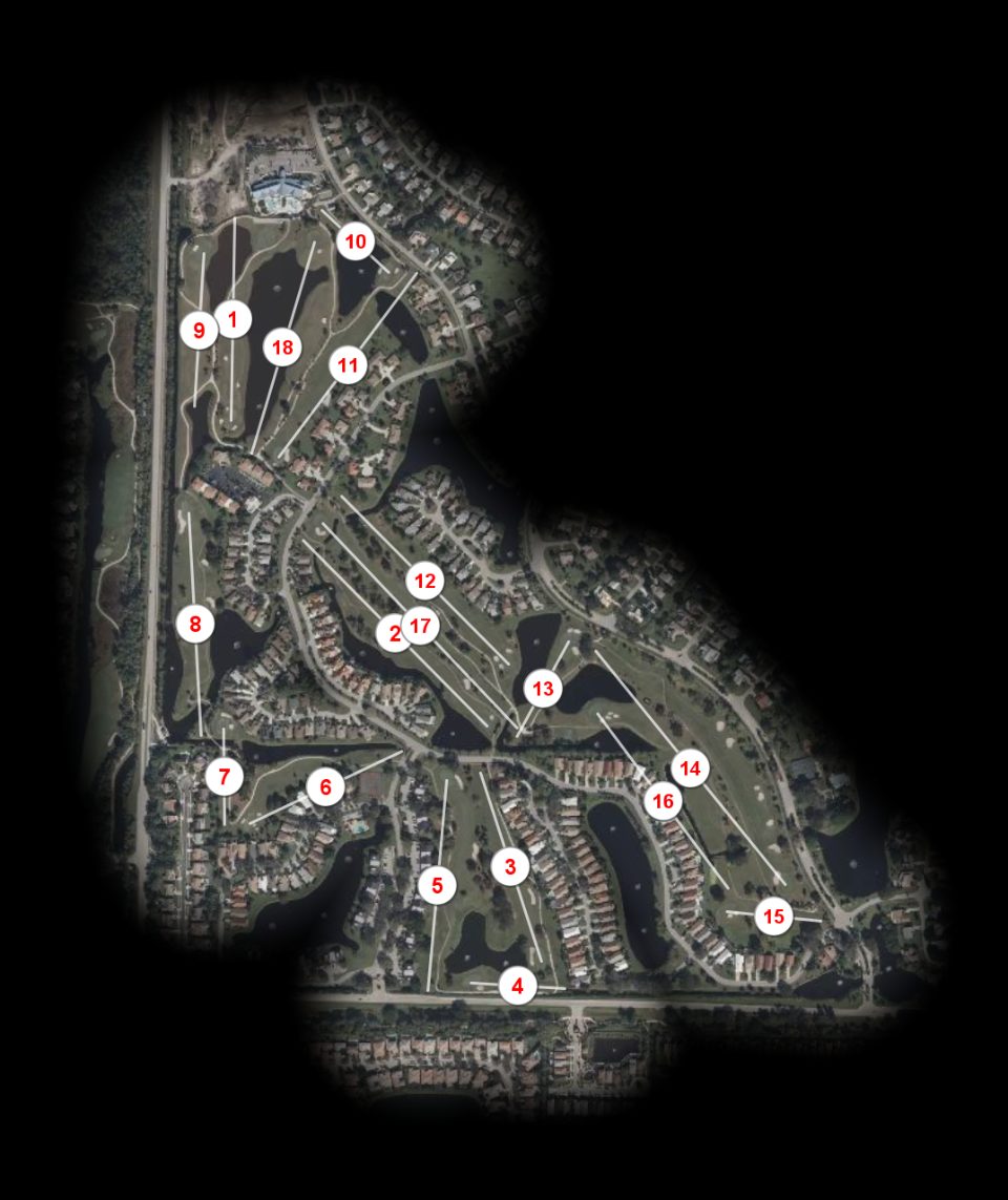 Golf & Racquet Club at Eastpointe West Course course overview