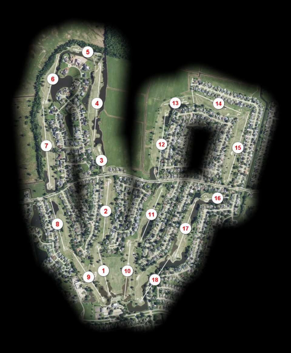 Belle Terre Country Club course overview
