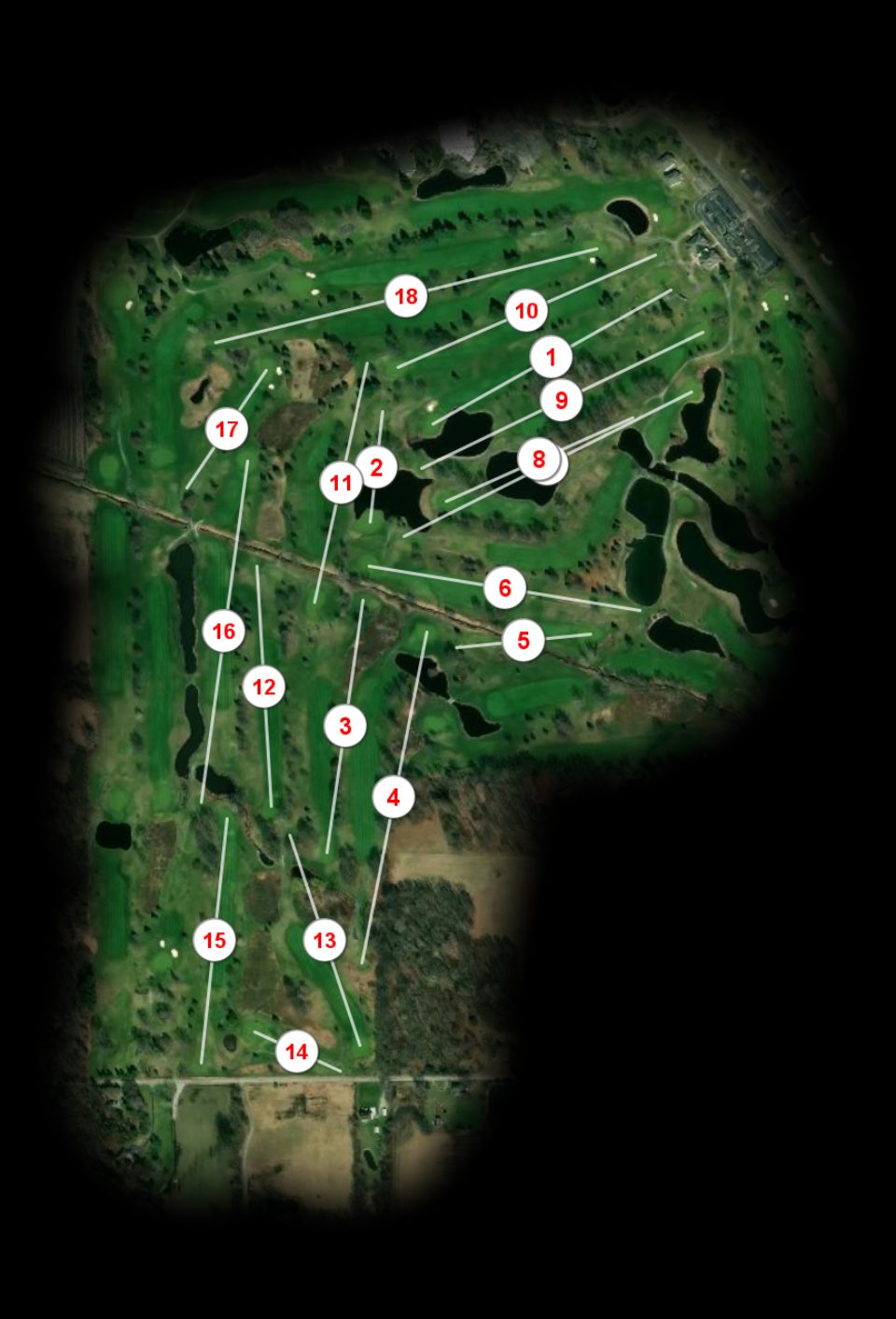 Swan Lake Resort Silver course overview