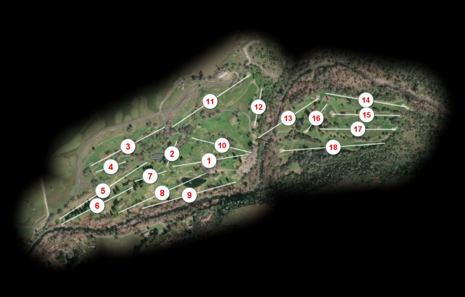 Bidwell Park Golf Club course overview