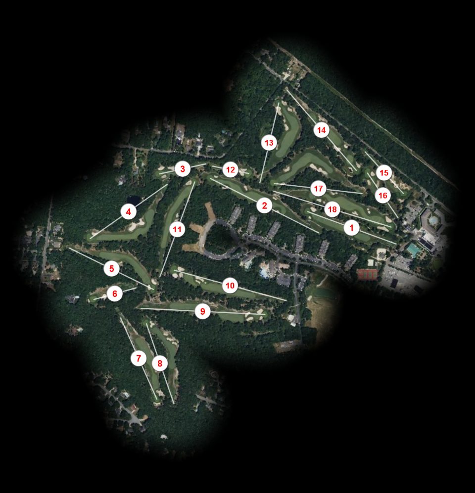 Seaview Golf Club Pines course overview