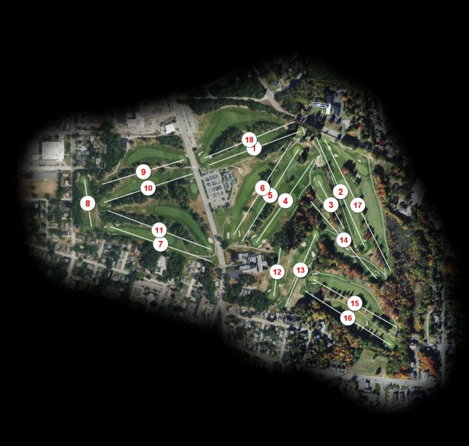 Derryfield Country Club course overview