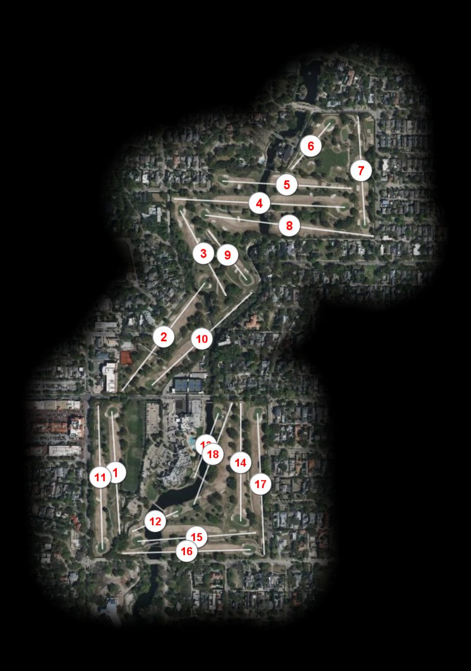 Dallas Country Club course overview