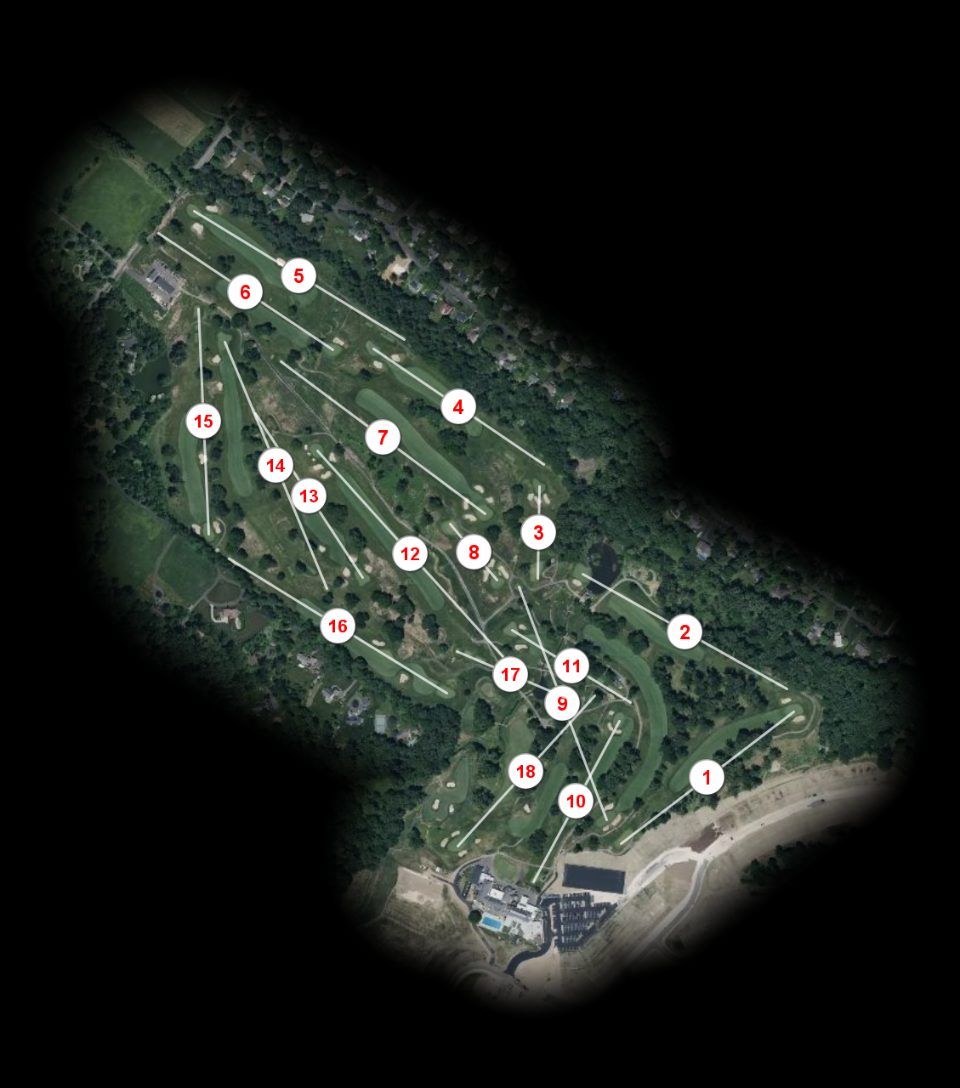Philmont Country Club North course overview