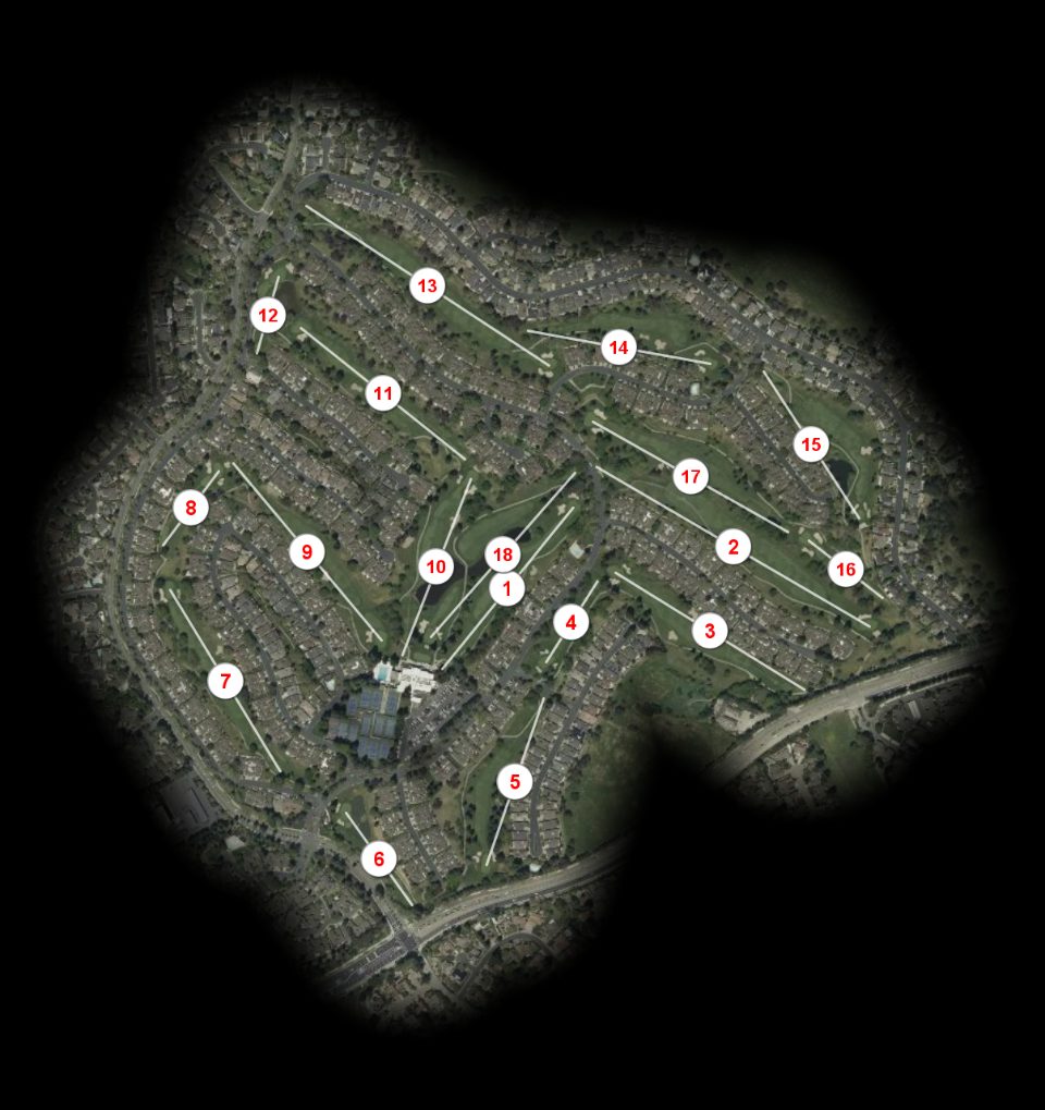Crow Canyon Country Club course overview