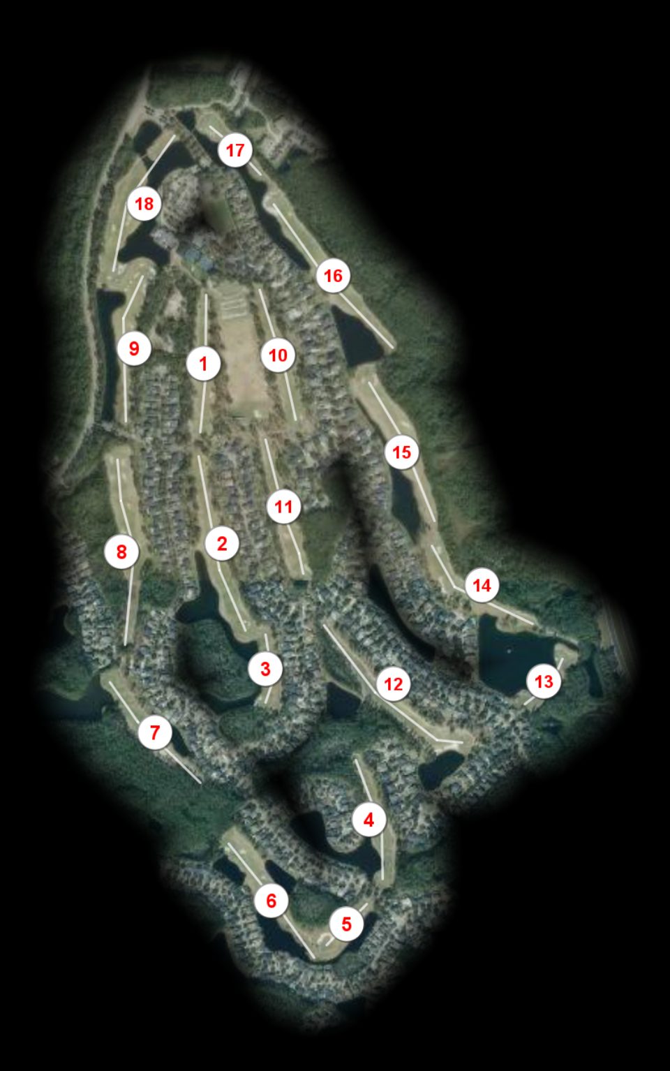 St. Johns Golf & Country Club course overview