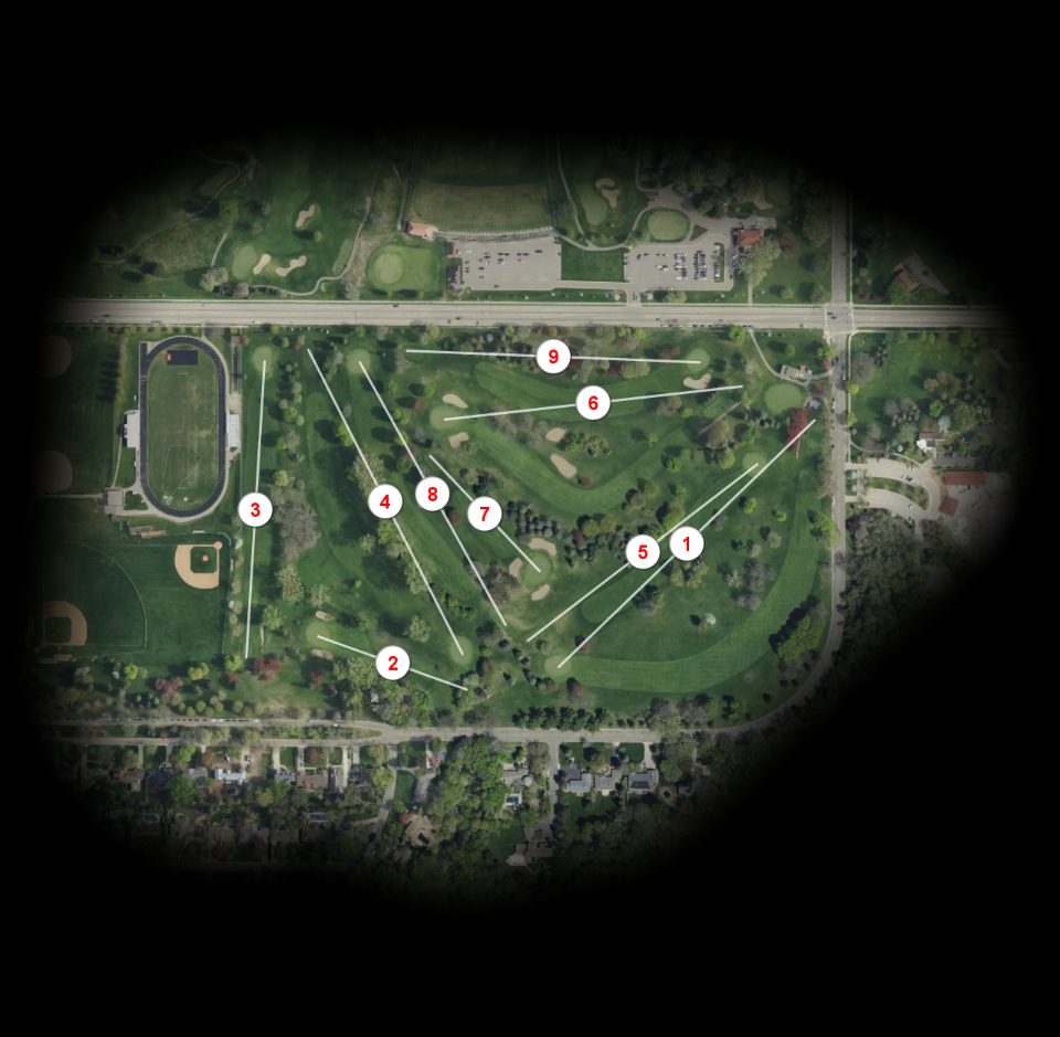 Highland National Golf Course 9 hole course overview