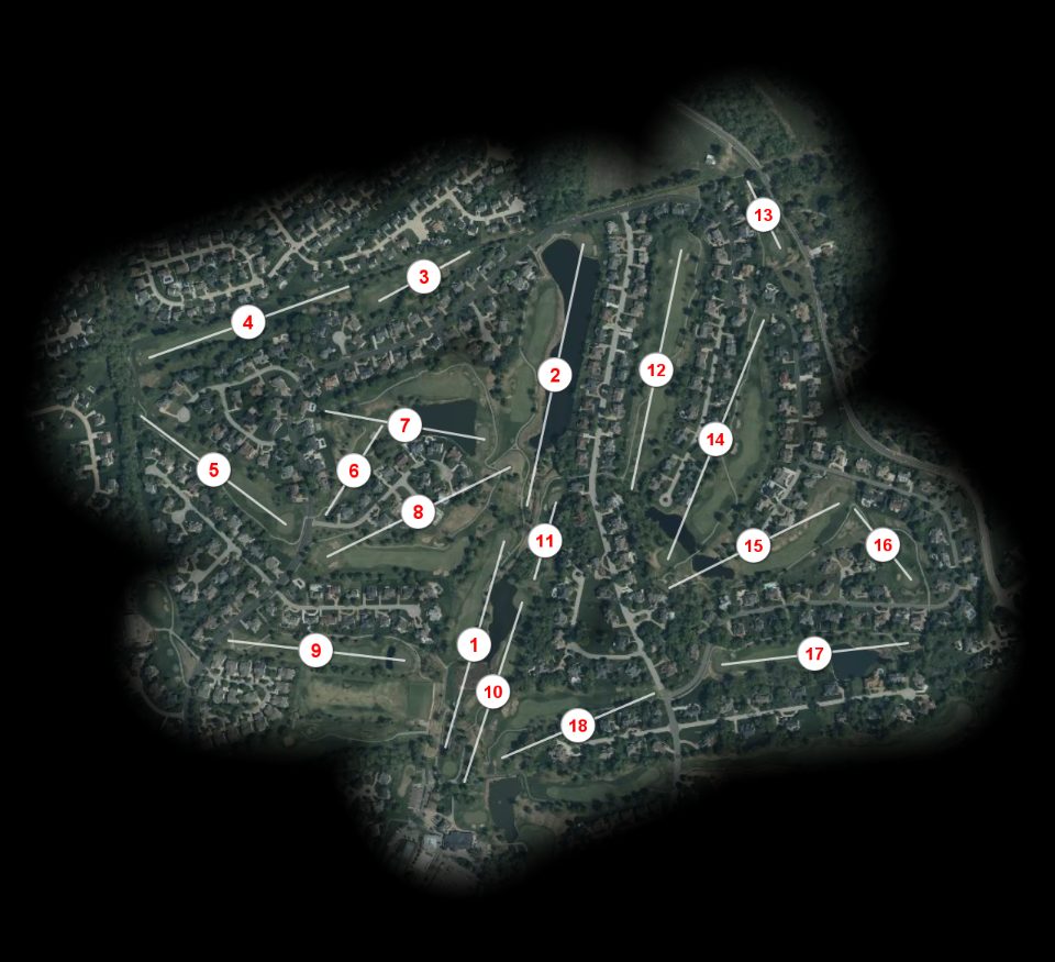 Whitmoor Country Club North course overview