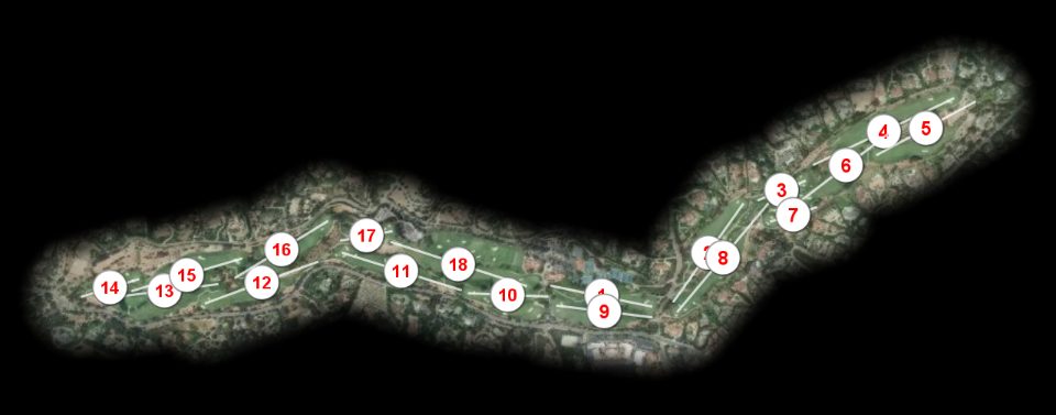 Rancho Santa Fe Golf Club course overview