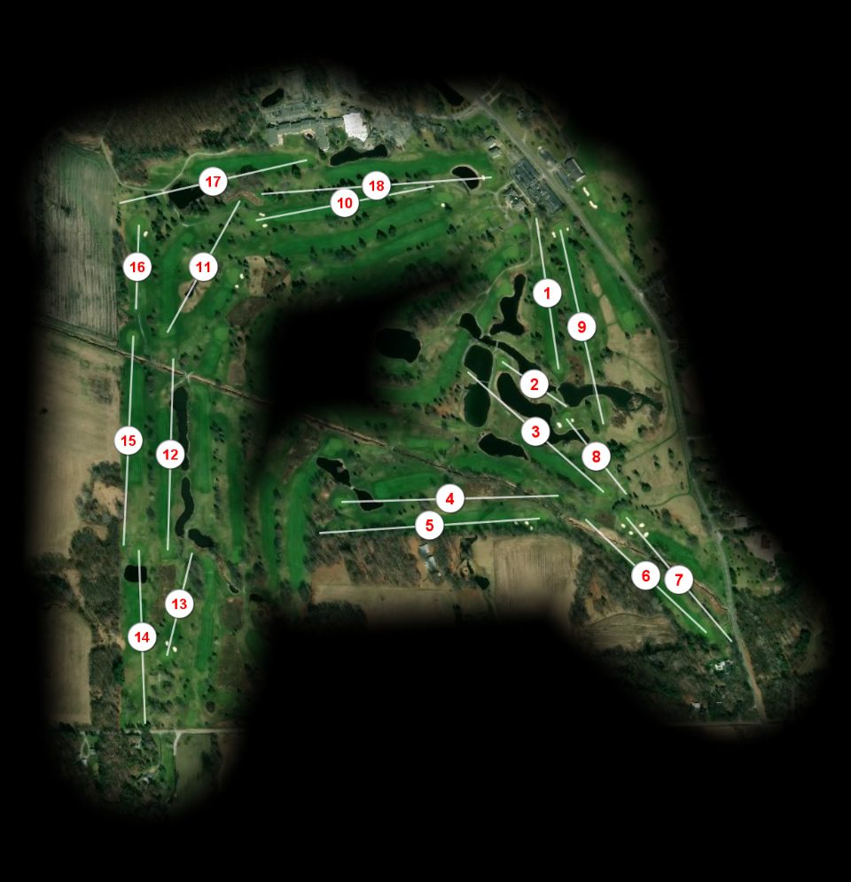 Swan Lake Resort Black course overview