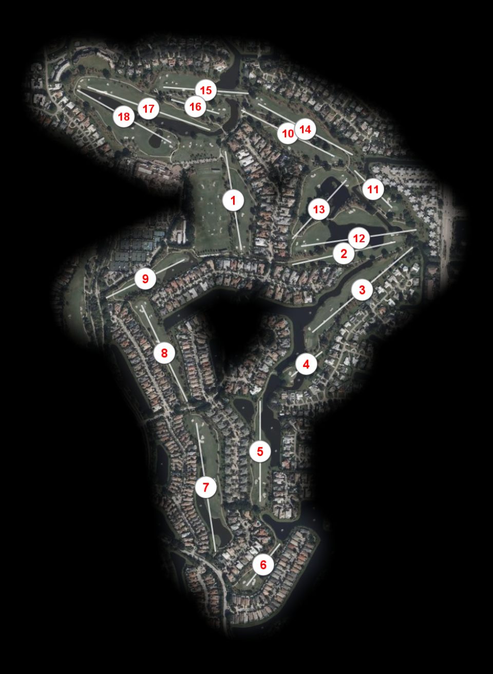 BallenIsles Country Club East course overview