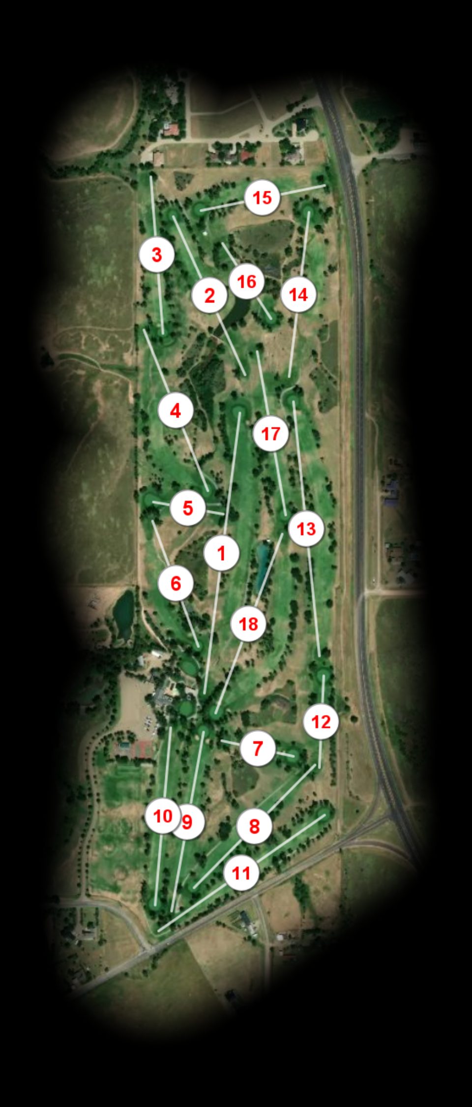 Pampa Country Club course overview