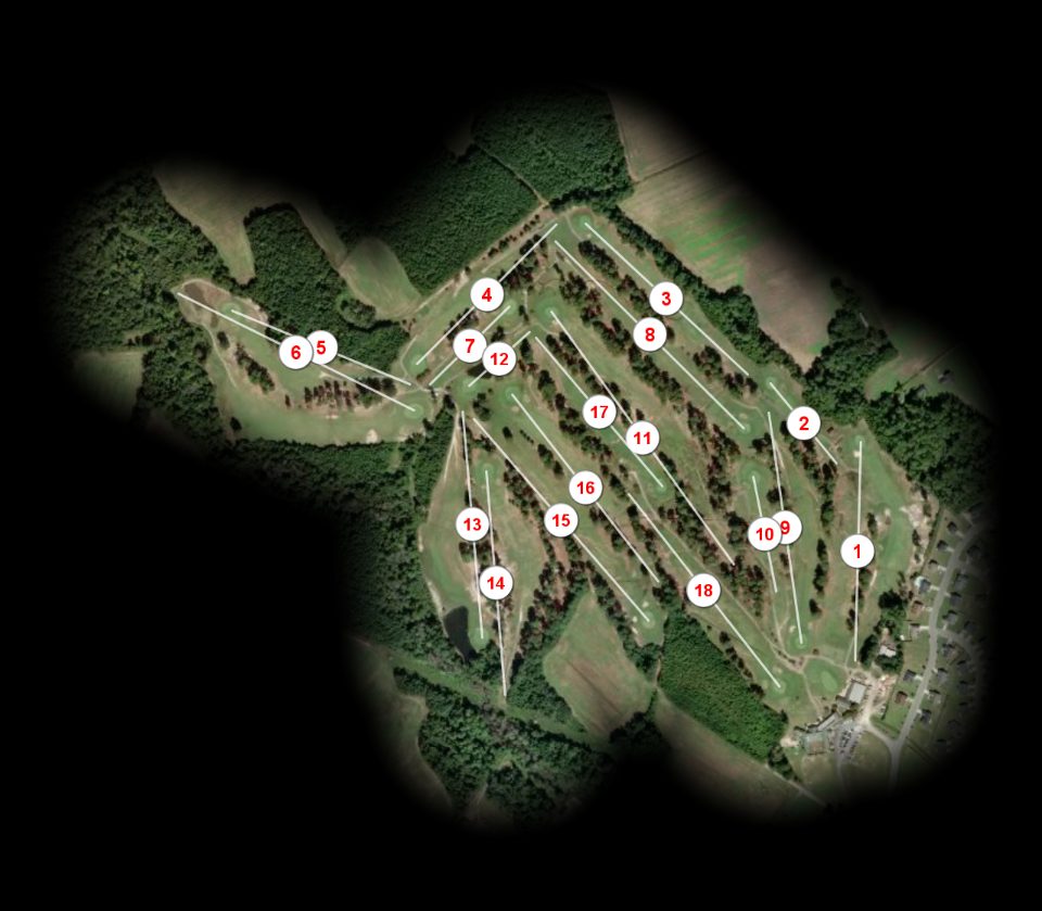 Pincrest Country Club course overview